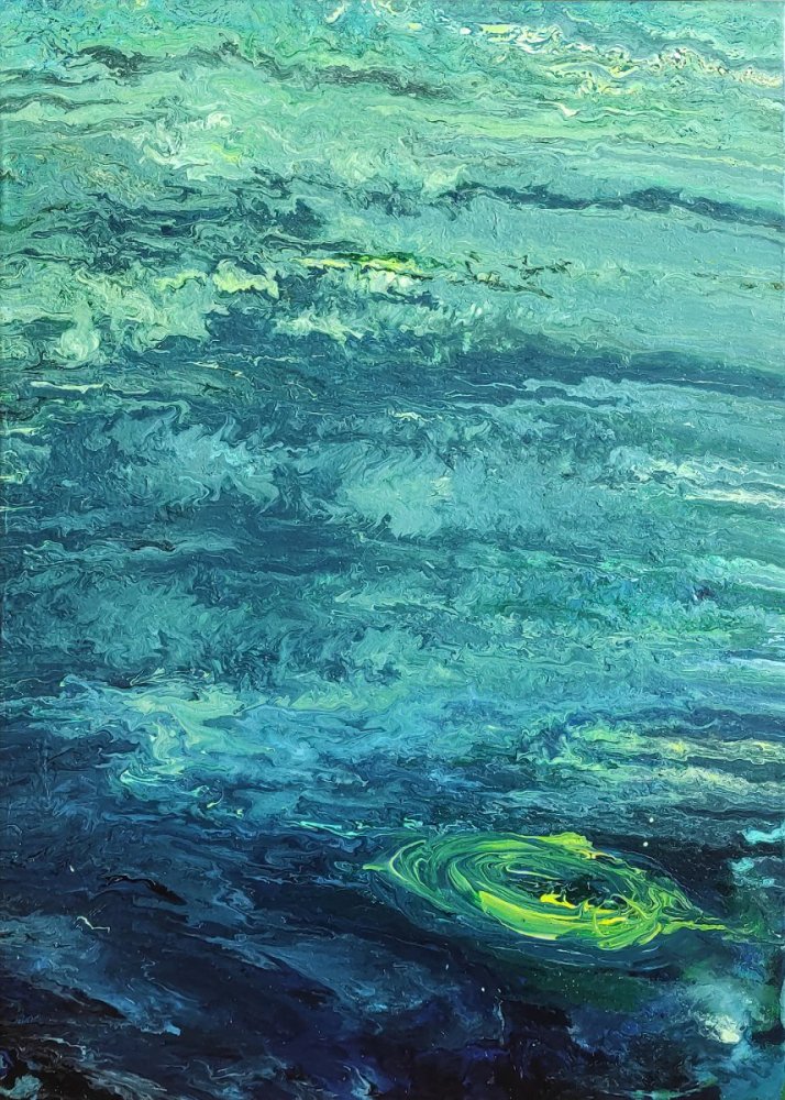 Modro zelený Jupiter